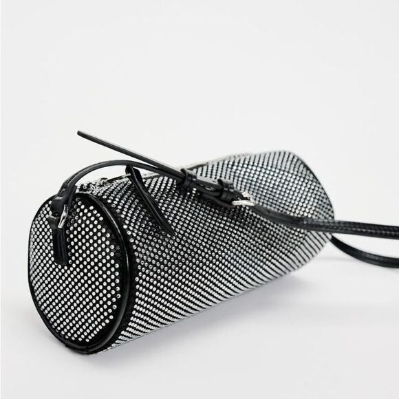 ZARA SHIMMERY DUFFEL BAG - Picture 7 of 10